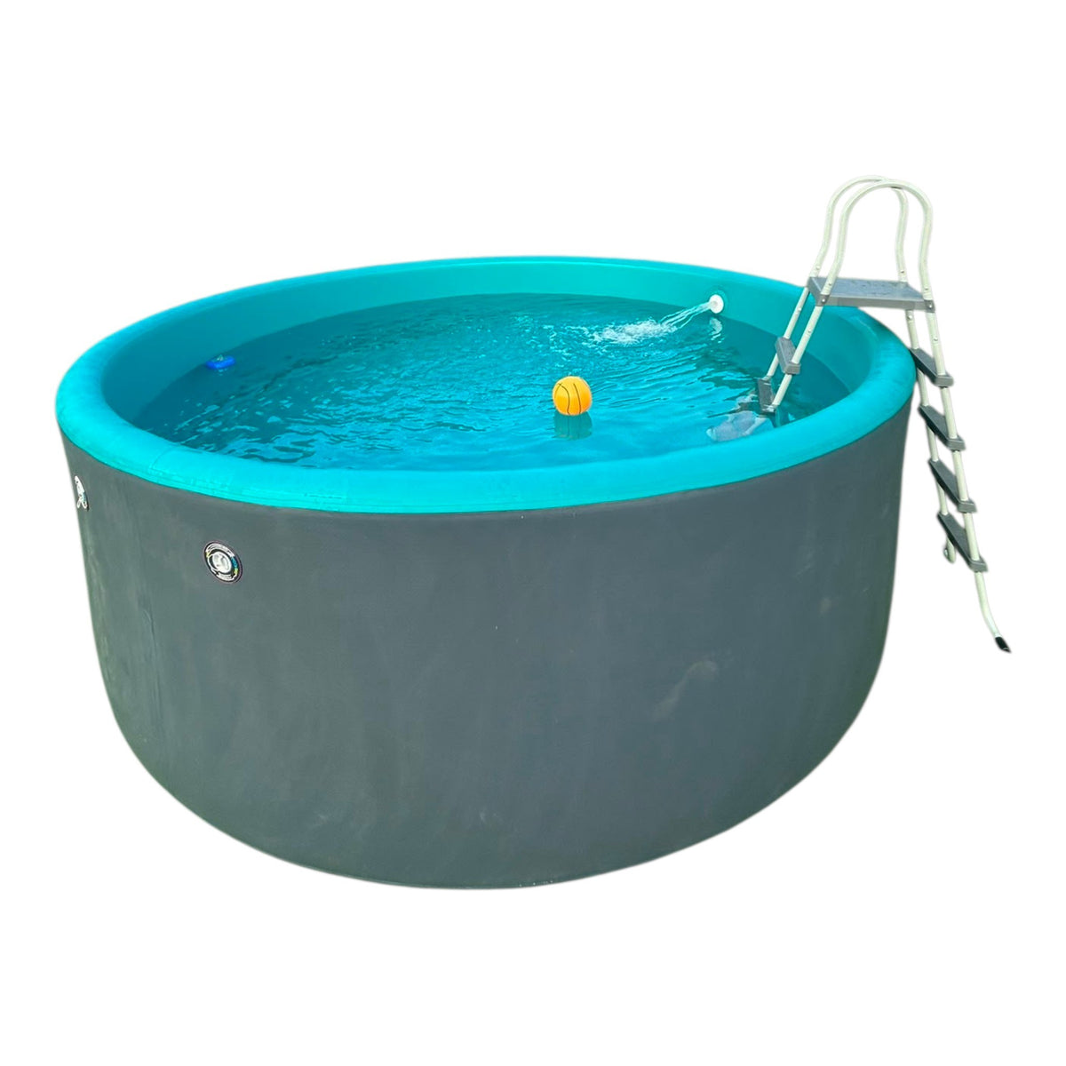 Kit Piscina gonfiabile rotonda iPoolGo 4m diametro 1.5m altezza, Compressore, pompa a sabbia. PREZZO 2399(Acconto 30%)