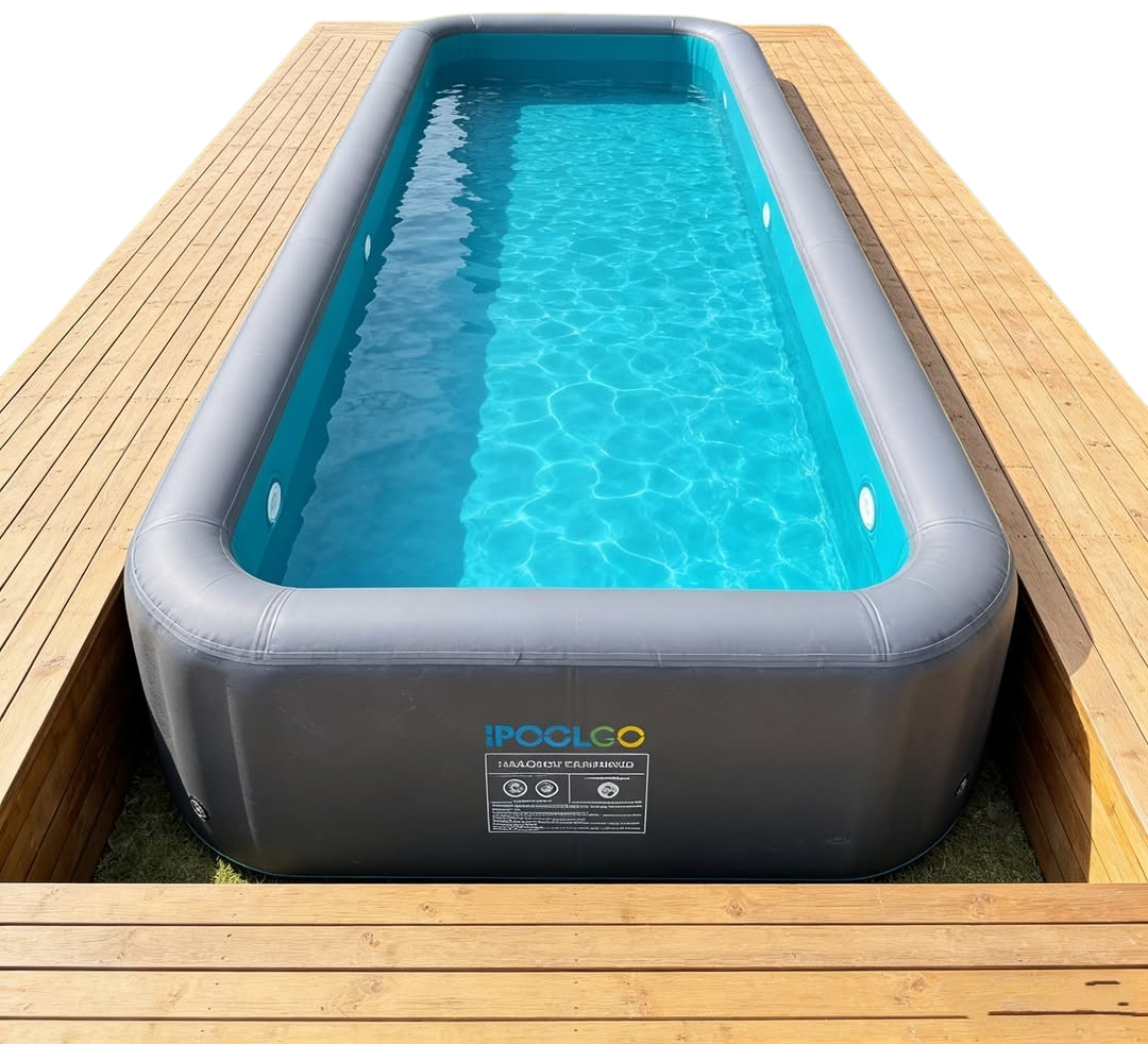 Piscina gonfiabile rettangolare autoportante IPoolGo 3x2x1.2 metri